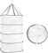Nswayy 4 Capas Red de Secado de Hierbas,Plegable Secador de Red Red Seca con Bolsas de Almacenamiento Malla de Secado Red de Secado Cremallera Estante de Secado de Hierba para Plantas Té Pescado