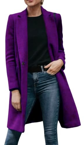 Manteaux Femme 2024 Veste d'hiver Mode Chaud Manches Longues Cardigan Blouson Automne Chic et Élégant Mi-Long Coat Jacket