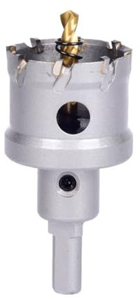 Stück TCT-Lochsäge, Wolframkarbidspitze, Kernbohrer, Schneidwerkzeug, Bohrkrone für Metall, Edelstahllegierung, 200 mm