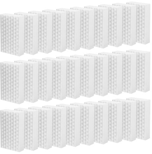 Pack of 30 dirt eraser sponge, cleaning sponge, eraser sponge, dirt eraser wall, magic sponge cleaning sponge for household, kitchen, wall, bathroom, floors, shoe sponge, white