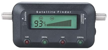 Satellitmottagare HD Digital Satellite Finder Mätare for satellit-TV-mottagare Sat Finder Dish TV för fjärrmottagningssystemantenner