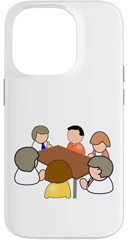 Meeting in The Conference Room Boardroom Meeting Office Case for iPhone 14 Pro