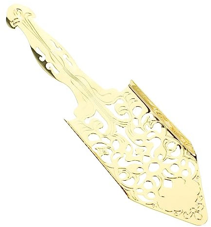 Healifty Stainless Steel Absinthe Spoon Decorative Dripper for Cocktail Bar Use Wormwood Design