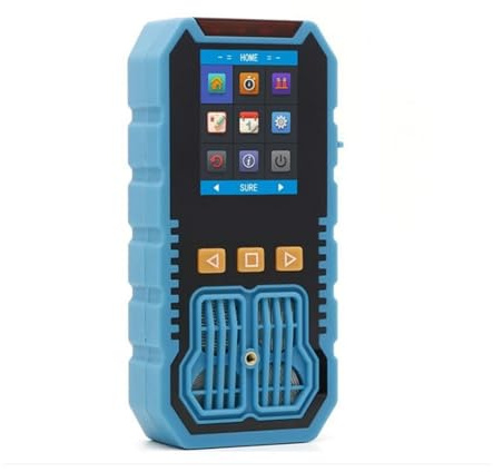 Detector de Gas, Detector de Gas Multifuncional portátil LCD 4 en 1 Analizador de Gases tóxicos y nocivos H2S/CO/O2/EX Gax Detector de Alta precisión para monitoreo de Aire
