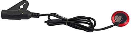 Gmb607 Piezo Tonabnehmer für Gitarre und Banjo Schwarz, Plug And Play | Kunststoff und Metall, Störgeräusche, für Akustische Instrumente, Inklusive Gitarren Zubehör