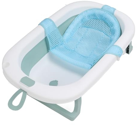 Generic Baño Bañador de Baño de bebé, Sensor de Temperatura del para el Fondo para Bebés Plegables para el Recién Nacido para el Inodoro (GREEN)
