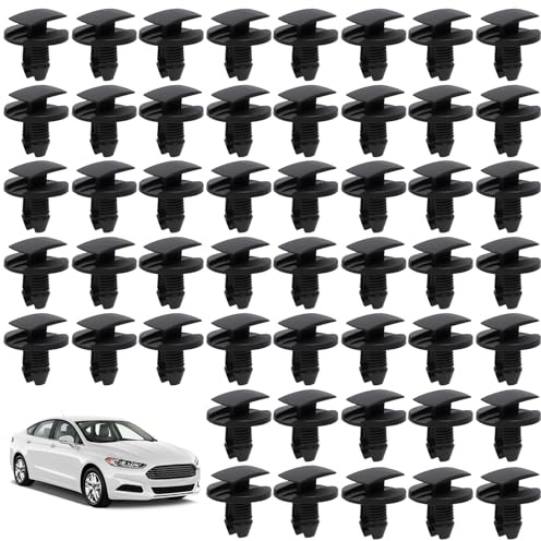 50 Pezzi Clip per Paraurti del Parafango, Rivetti Plastica Auto 8565.53 1609267280, Fissaggi per Citroen Peugeot Jumpy Berlingo C3 C4 C5 C6 206 307 308, Clip di Ricambio per Carrozzeria e Protezioni