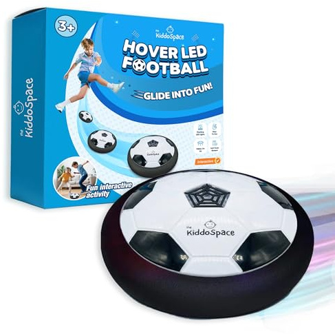 LED Hover Soccer Ball for Kids – Indoor Floating Soccer Toy with Lights - Hover Ball Game for Boys - Fun Sports & Outdoor Play Gift - Cool Birthday Toy for 4–12 Year Old Boys