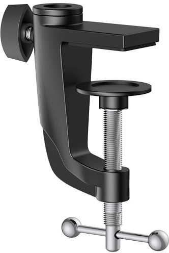 InnoGear Metal Desk Clamp For Microphone Suspension Boom Arm Stand Mic Stand Desk Holder with Adjustable Screw