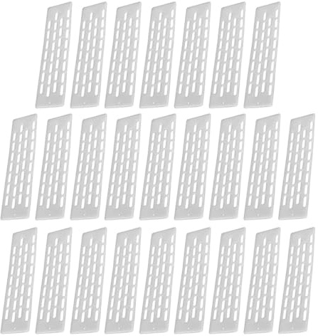 SHINEOFI Lot de 25 Feuilles D'espacement en Abs 4mm pour Ruches, Outil Anti-évasion Apiculture, Pièces D'entrée pour Nid D'abeilles, Accessoire Multifonction pour Contrôle des Ruches,