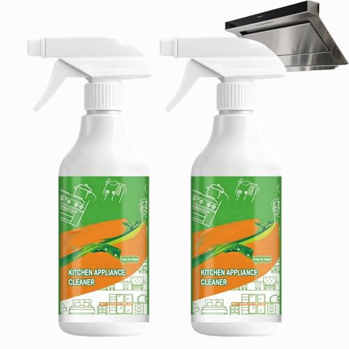 Kitchen Appliance Cleaners, Range Hood Cleaners, Grease Removal Cleanera, Multi-Surface Cleanera, Refrigerator Cleaner, Daily Use Cleaner, Household Cleaning Cleaneri, (2PCS)
