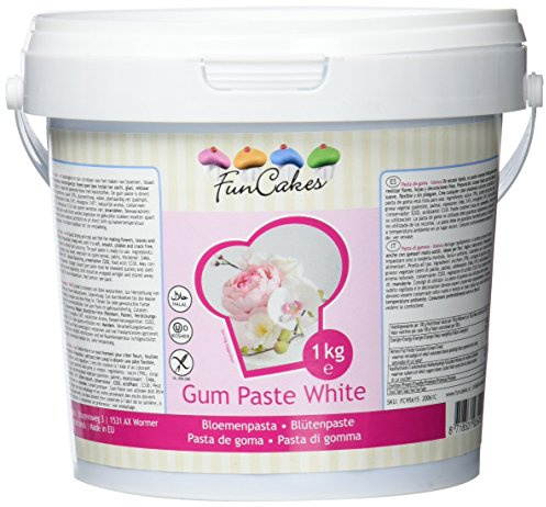 FunCakes Gum Paste / Blütenpaste Weiß -1kg-