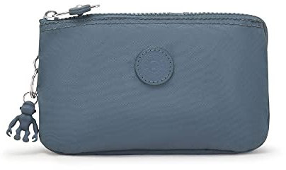 Kipling Portefeuille Creativity L pour Femme, Bleu Pinceau, 7.25 L x 4.25 H x 0.5 D