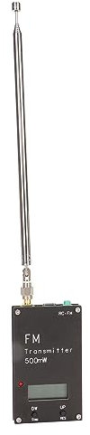 Transmisor FM, Largo Alcance, Módulo Transmisor Estéreo Profesional de 2000 M con Pantalla LCD, para Radio Ordinaria