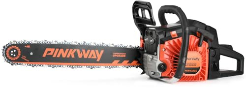 2-cycle 63CC Chainsaw Saw Gas Powered 20 Chain Saws Cordless Petrol Saw Handheld Chainsaw for Cutting Wood Trees Branches，63ACE