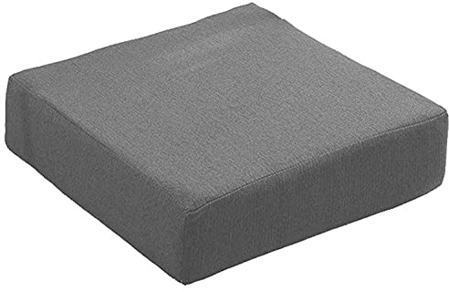 Sätesboosterkudde 40 x 40 x 5 cm, tjockt, avtagbart överdrag, halkfri, perfekt för hem, kontor, trädgård.