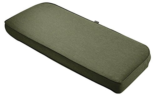 CLASSIC ACCESSORIES Montlake FadeSafe Wasserabweisend 104,4 x 45,7 x 7,6 cm Outdoor-Bank/Sofa konturiertes Rückenkissen, Terrassenmöbel Schaukelkissen, Heather Farn Green, Terrasse Loveseat Kissen