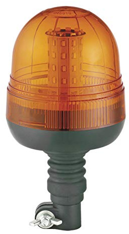 Ryme Automotive LED Rundumleuchte Orange Mit Magnetfuß, Blinkleuchte 12/24 V