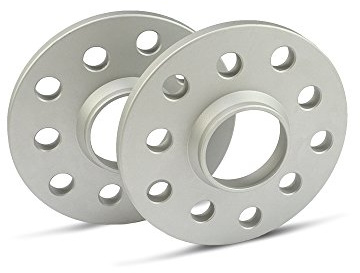 SCC Spurverbreiterung 12132E - silber eloxiert - LK: 108/4 NLB: 63,4 - 10mm - 2 Stück