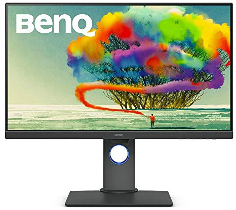 BenQ PD2700U Monitor de diseño gráfico 4K HDR UHD de 27″, espacio de color 100 % Rec.709 y sRGB, KVM, Eye-Care