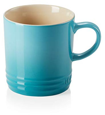 LE CREUSET Stoneware Coffee Mug, 350 ml, Teal, 70302351700002