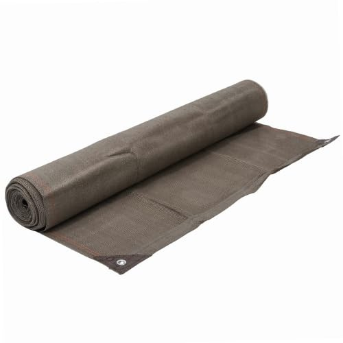 WERKA PRO Brise Vue Taupe 300g/m2 1,20 x 10m | Aluminium, résistant aux intempéries, usage jardin et terrasse, balcon, piscine, opacité 95%, angles renforcés