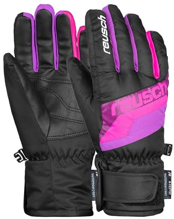 Reusch Dario R-TEX XT Junior warme, wasserdichte, Winddichte und atmungsaktive Skihandschuhe Winterhandschuhe Kinder Kids Jugendliche Mädchen Jungen mit Klettverschluss