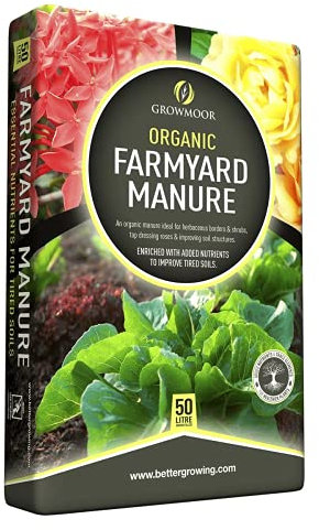 GROWMOOR Organic Farmyard Manure 50L