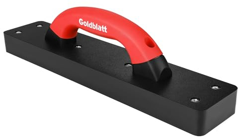 Goldblatt Tapping Block for Vinyl Plank Flooring, Heavy Duty Hammer-Free Flooring Installation Tool with 9 Large Soft-grip Handle for Installing Laminate, Hardwood, LVP, LVT or Engineered Wood
