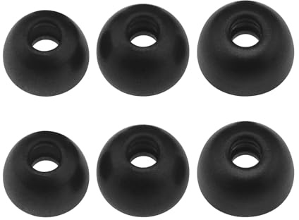 YINETTECH 6 Piezas Auriculares de Espuma Viscoelástica de Repuesto Compatible con Jabra Elite 75t 65t Auriculares Accesorios de Almohadillas para Los Oídos de Espuma Viscoelástica Negro