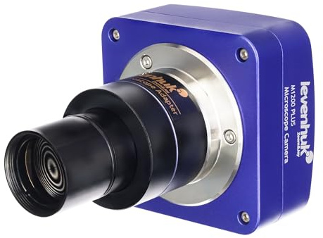 Cámara Digital Levenhuk M1200 Plus para Microscopios de Alta Resolución con el Software Necesario (Compatible con Mac, Linux y Windows)