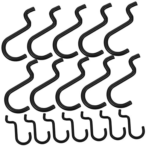 KICHOUSE 20St Steckbrett Haken aufhängehaken hebehaken Kleiderbügel aus Metall Lochplattenhaken zum Aufbewahren Robuster Kleiderbügel kleiderständer Steckhaken aus Metall Stecktafelhaken