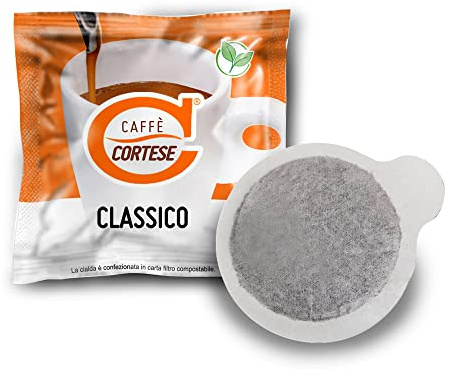 Caffè Cortese - Cialde compostabili ESE 44 (150 Cialde, Miscela Classico)