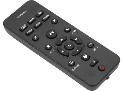 Télécommande de Lecteur DVD, Télécommande de Remplacement, Télécommande Universelle Compatible avec Les Lecteurs DVD RC‑5721 DVP3670K