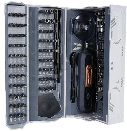 Jeu de Tournevis, Jeu de Tournevis Mécaniques de Précision de 180 Pièces avec Tige D'extension Amovible, Jeu de Tournevis Magnétiques Réglables pour Ordinateur Portable, Appareil