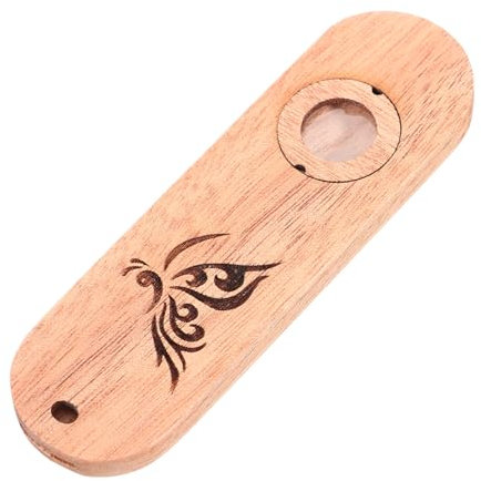 BESTonZON Holz Kazoo Musikinstrument Für Junge Mädchen Tragbar Und Leicht Für Gitarre Und Ukulele Einfach Zu Spielen Fördert Musikalische Fähigkeiten
