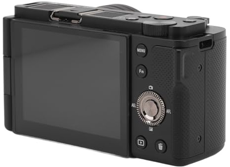 Cámara sin Espejo 5K HD, Pantalla Táctil Giratoria de 64MP 3,2 Pulgadas, Control Remoto WiFi para Cámara Digital