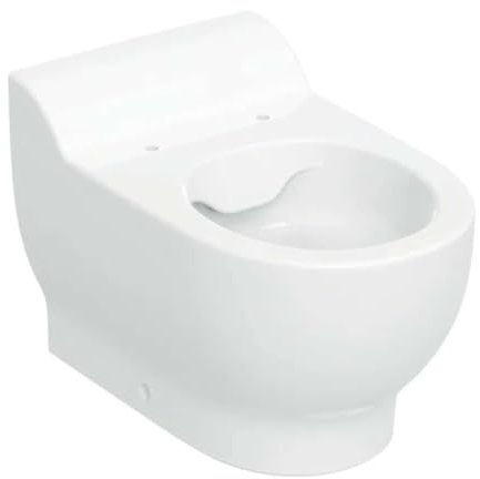 Geberit Bambini WC au sol pour enfants, chasse deau basse, Rimfree, hauteur:30cm, 502.966.00.1, Couleur: blanc