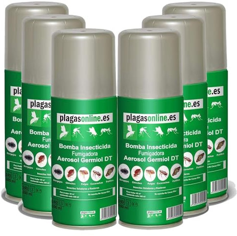 Bomba Insecticida Fumigadora 100ml anti Chinches, Ácaros, Pulgas, Cucarachas… (6)