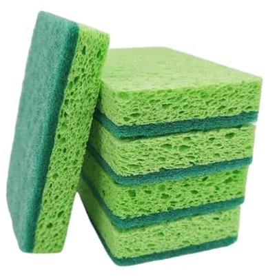 SYJHHWGS 5pcs/10pcs Kitchen Dish Sponge For Kitchen And Bathroom Cleaning Efficient Absorption And Stain Removal Brushes
