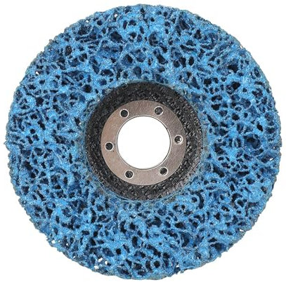 Poly Strip Abrasive Disc Grinding Wheel, Paint Remover for Angle Grinder Car Panels Blue 5pcs (100 * 14 * 22 hole blue gold)