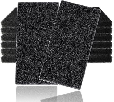 8 Pièces Filtre éponge pour Sèche Linge 225 x 107 x 8 mm Filtre Mousse Universel pour Bauknecht Privileg Whirlpool HX 481010354757