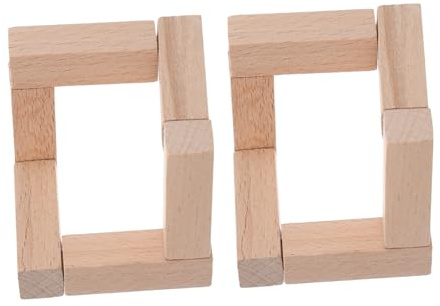 Healifty Soporte de Luz de Luna Redonda de Madera 2 Piezas para Lámpara