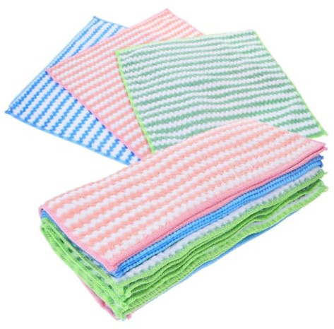 VALICLUD Lot de 10 Couvertures Lavables pour Cages de Cobayes et Petits Animaux Tapis Doux en Laine 30X40 CM Bordure Renforcée Litière Confortable et Isolante pour Lapins Hamsters et