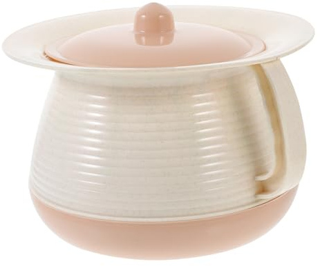 Générique Pot de Chambre Portable Couvercle en Plastique Urinoir Réutilisable pour Garçon et Filles, Seau à Urine Hygiénique pour Bébé, Adapté la Maison Déplacements