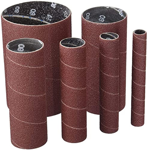 Scheppach | Original | 18 Manchons Abrasifs (6x3 pièces) Ø13/19/26/38/51mm | Grain 80 | Ponceuse oscillante OSM100 / 600 | Accessoire | Consommable