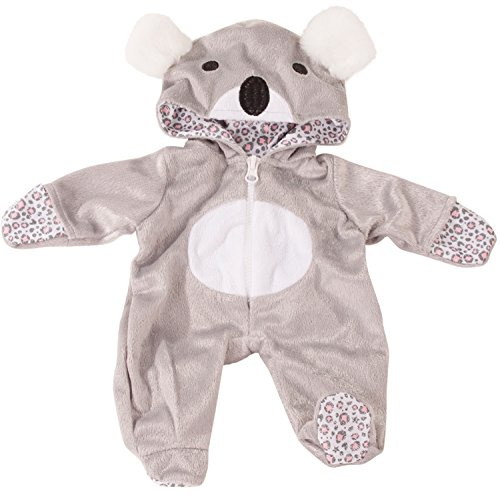 Götz 3402915 Onesie Koala Overall für Babypuppen Gr. S 30-33 cm