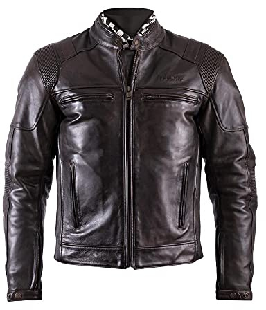 Helstons Motorradjacken Trust Leder Dirty Braun, Braun, M