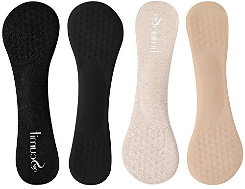 Soumit Einlegesohlen für Damen, Einlegesohlen mit Fußgewölbeunterstützung, Schuh-Fersenkissen-Pads, selbstklebende Gel-Komfort-Einlegesohlen für High Heels