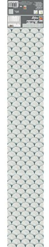 Plage 260674 6 Fliesen stciker - Arborea Blanc, weiß, 15x15cm